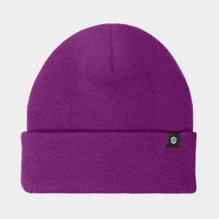 Zimowa Czapka Beanie Siroko Snowflake Grape - Czapki narciarskie - miniaturka - grafika 1