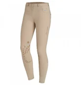 Bryczesy - Schockemohle Bryczesy z lejem kolanowym silikonowym LIBRA damskie - tan - miniaturka - grafika 1