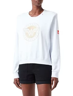 Replay Bluza damska, 001 biały, XXS - Bluzy damskie - miniaturka - grafika 1