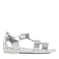 Buty dla dziewczynek - Sandały Bartek 76016/SIE Srebrny - miniaturka - grafika 1