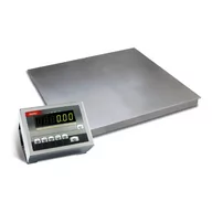 Wagi specjalistyczne - AXIS 4BA600N - C 600kg; 200g; 1250x1250mm; IP65 - waga pomostowa nierdzewna czteroczujnikowa - miniaturka - grafika 1