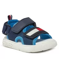 Buty dla chłopców - Sandały Tommy Hilfiger Velcro Sandal T1B2-33420-1591 M Blue 800 - miniaturka - grafika 1