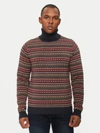 Swetry męskie - Blend Golf 20717856 Czarny Regular Fit - miniaturka - grafika 1