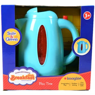 Niebieski Czajnik Bezprzewodowy Dla Dzieci Elektryczny Jak Prawdziwy - Zabawy w naśladowanie dorosłych - miniaturka - grafika 1