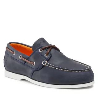 Mokasyny damskie - Timberland Mokasyny Cedar Bay TB0A28BM0191 Navy Full Grain - grafika 1