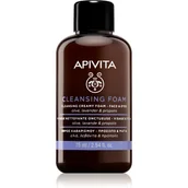 Pianki do mycia twarzy - APIVITA Travel Size Face Cleansing Creamy Foam  75 ml - miniaturka - grafika 1