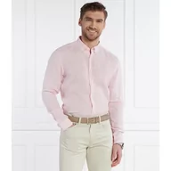 Koszule męskie - BOSS Lniana koszula S-LIAM | Regular Fit - miniaturka - grafika 1