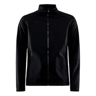 Kurtki męskie - Craft Core Explore męska kurtka softshellowa, wiatroszczelna, wodoodporna kurtka przejściowa, 2 kieszenie boczne, 1 kieszeń wewnętrzna - miniaturka - grafika 1