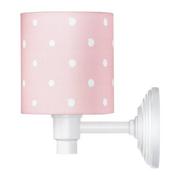 Lampy ścienne - Lamps & Co. Kinkiet z kablem i wtyczką, Lovely Dots Pink - miniaturka - grafika 1