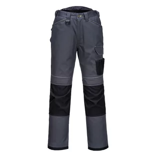 Portwest T601 Spodnie Robocze PW3, Regularny, Szary/Czarny, Rozmiar 40 - Moda i Uroda OUTLET - miniaturka - grafika 1