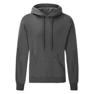 Bluzy męskie - Bluza męska z kapturem Hooded Sweat Fruit of the Loom - Dark Heather Grey M - miniaturka - grafika 1