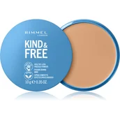 Pudry do twarzy - Rimmel London KIND&FREE - wegański puder prasowany nr 20 Light, 10g - miniaturka - grafika 1