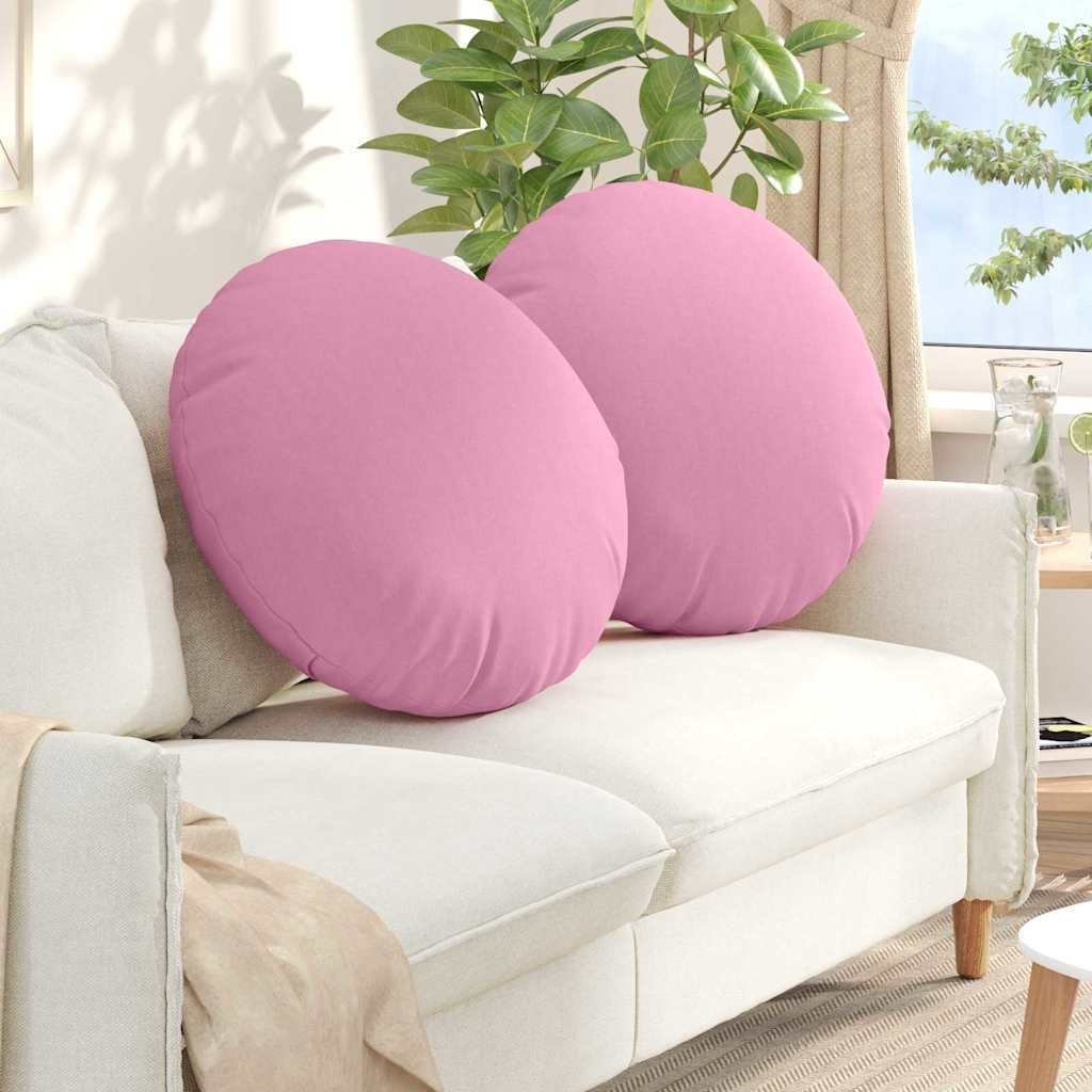 vidaXL Poduszki na siedziska 2 pcs Różowy 80 x 29 cm tkanina 42014246