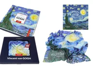 Apaszki i szaliki damskie - Chusta - V. van Gogh, Gwiaździsta Noc (CARMANI) - miniaturka - grafika 1
