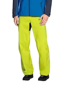 Spodnie przeciwdeszczowe na rower męskie Vaude Moab Rain - zielone - Spodnie męskie - miniaturka - grafika 1