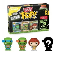 Figurki kolekcjonerskie - Funko POP!, Figurki kolekcjonerskie Teenage Mutant Ninja Turtles, BITTY POP Leonardo, 4-pak - miniaturka - grafika 1