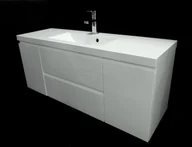 Szafki łazienkowe - Zestaw Szafka łazienkowa Z Umywalką Sf 120 x 39 - miniaturka - grafika 1