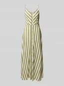 Sukienki - Długa sukienka z wiskozy z listwą guzikową - miniaturka - grafika 1