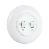 Wyłączniki światła i elektryczne - DPM Włącznik żaluzjowy LF0023W LOFT biały  DPM - miniaturka - grafika 1