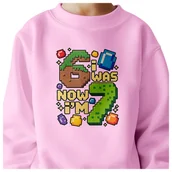 Bluzy dla dziewczynek - BLUZA DZIECIĘCA 67 SIX SEVEN VIRAL DLA CHŁOPCA DZIEWCZYNKI 122-128 - miniaturka - grafika 1