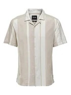 Koszule męskie - Only & Sons Koszula 22026109 Szary Regular Fit - miniaturka - grafika 1