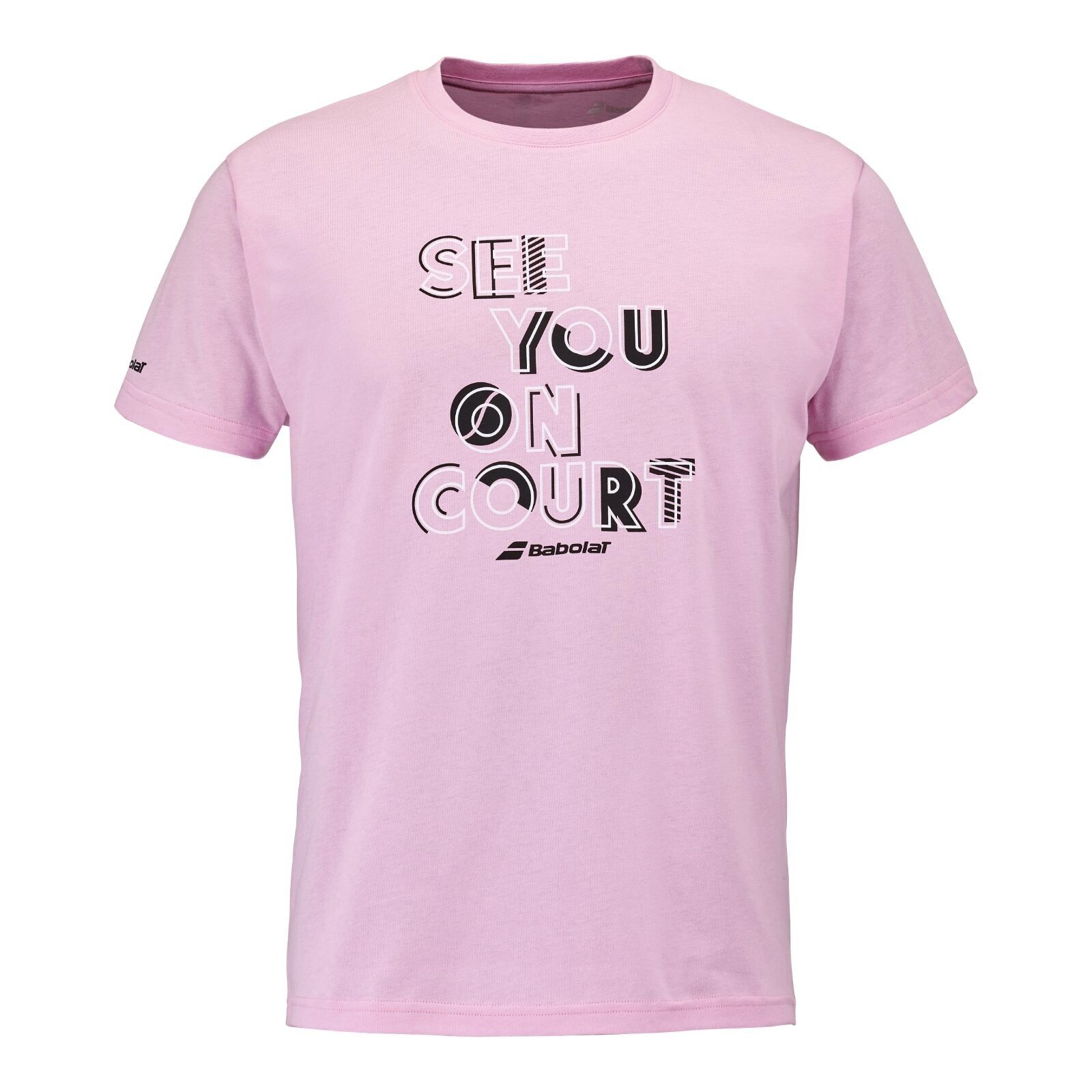 Koszulka męska Babolat Exercise Message Tee Lilac Sachet M