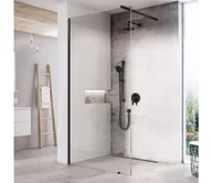 Kabiny prysznicowe - Ravak GW9WA030SZ1 - Kabina prysznicowa WALK-IN 120x200 cm czarna - miniaturka - grafika 1