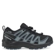 Buty trekkingowe dziecięce - Trekkingi Salomon Xa Pro V8 Waterproof L47729300 Czarny - miniaturka - grafika 1