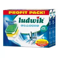 Środki do zmywarek - Ludwik Tabletki do zmywarki Classic 25 szt. + 25 szt. gratis - miniaturka - grafika 1