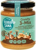 Słodkie kremy i masła - Terrasana Krem orzechowy crunchy mix (3 orzechy) 250 g Bio - żywność - miniaturka - grafika 1