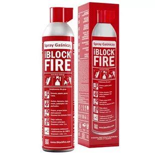 iBLOCK FIRE Spray gaśniczy iBlockFIRE 600 SG-IBF-600 - Gaśnice - miniaturka - grafika 1
