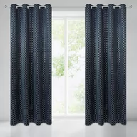 Zasłony - Eurofirany Zasłona Karina 1 140x250 Granatowa ex-zas-karina-1-gra-140x250-przel - miniaturka - grafika 1