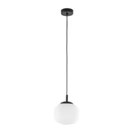 Lampy sufitowe - Pojedynczy, minimalistyczny zwis ⌀20cm TK 5824 z serii VIBE WHITE - miniaturka - grafika 1