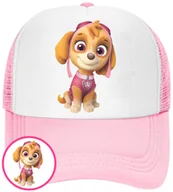 Czapki i chusty sportowe męskie - CZAPKA Z DASZKIEM PSI PATROL DLA DZIECI SIATKA RÓŻOWA BEJSBOLÓWKA - miniaturka - grafika 1