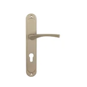 Klamki - Domino Klamka Eva szyld na wkładkę nikiel - miniaturka - grafika 1