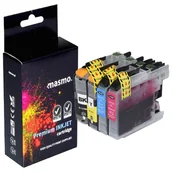 Tusze zamienniki - Zestaw 4x Tusz MASMO do Brother LC123 DCP-J132W DCP-J152W MFC J6520DW J6920DW CMYK zamienniki - miniaturka - grafika 1