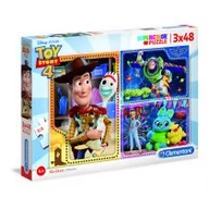 Puzzle - Clementoni Puzzle 3 x 48 EL SUPER KOLOR Toy story 4 25242 p6 - miniaturka - grafika 1