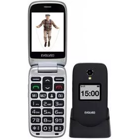Evolveo EasyPhone FP Czarny - Telefony komórkowe - miniaturka - grafika 1