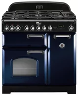 Kuchenki gazowo-elektryczne - Falcon Classic Deluxe 90 Niebieski regal chrom - miniaturka - grafika 1
