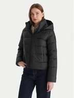 Kurtki damskie - Tommy Hilfiger Kurtka puchowa WW0WW43581 Czarny Regular Fit - miniaturka - grafika 1