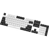 Klawiatury - Redragon PBT Doubleshot keycaps (biało-czarne) A132 WB - miniaturka - grafika 1