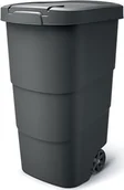 Kosze na śmieci - Kosz na śmieci Prosperplast Kosz ogrodowy WHEELER 110 L Czarny recykling - miniaturka - grafika 1