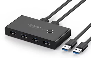 Przełącznik Switch Box UGREEN 30768B, USB 3.0 (czarny) - Kostki, złączki, wtyczki - miniaturka - grafika 2