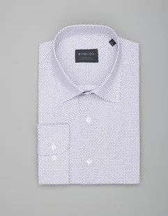 koszula calimera 00353 długi rękaw biały classic fit - Koszule męskie - miniaturka - grafika 1