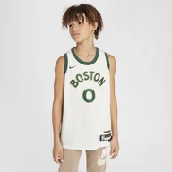 Swetry męskie - Koszulka dla dużych dzieci Nike Dri-FIT NBA Swingman Jayson Tatum Boston Celtics City Edition 2023/24 - Biel - miniaturka - grafika 1
