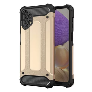 Hybrid Armor pancerne hybrydowe etui pokrowiec Samsung Galaxy A32 5G złoty - Etui i futerały do telefonów - miniaturka - grafika 1
