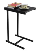 Stoły i stoliki do biura - Elior Czarny wysoki stolik pomocniczy B1-H49 - miniaturka - grafika 1