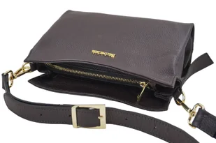 Funkcjonalna torebka damska na ramię - Brązowa ciemna - Torebki damskie - miniaturka - grafika 7