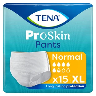 Tena Pants ProSkin, majtki chłonne, rozmiar XL, 120-160 cm, Normal, 15 sztuk - Bielizna lecznicza - miniaturka - grafika 1