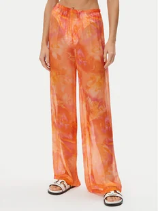 Guess Spodnie materiałowe E5GB00 WE550 Kolorowy Regular Fit - Spodnie damskie - miniaturka - grafika 1